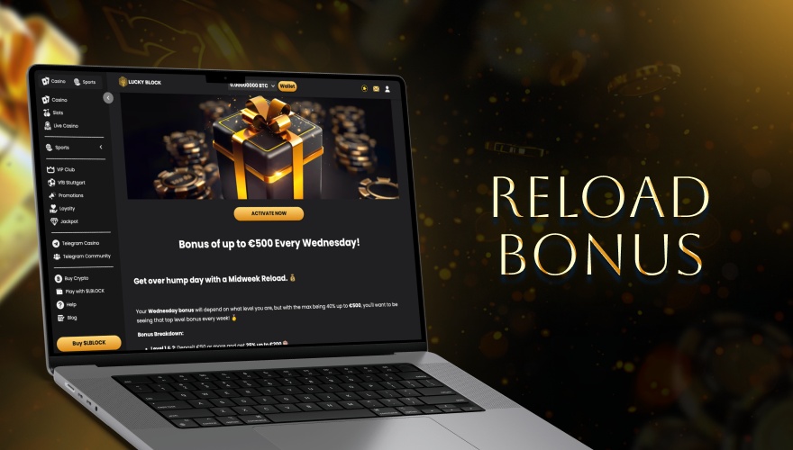 reload bonus from bookmaker