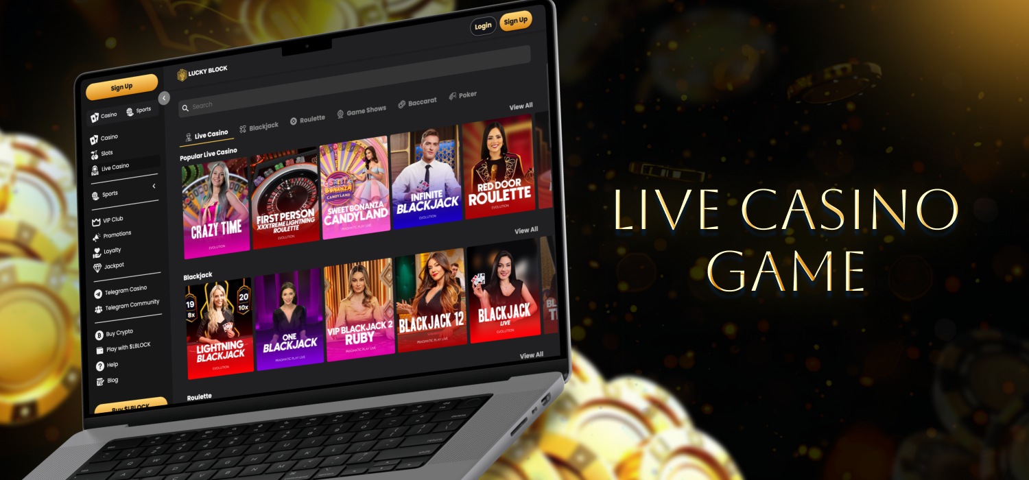 variety of live casino games